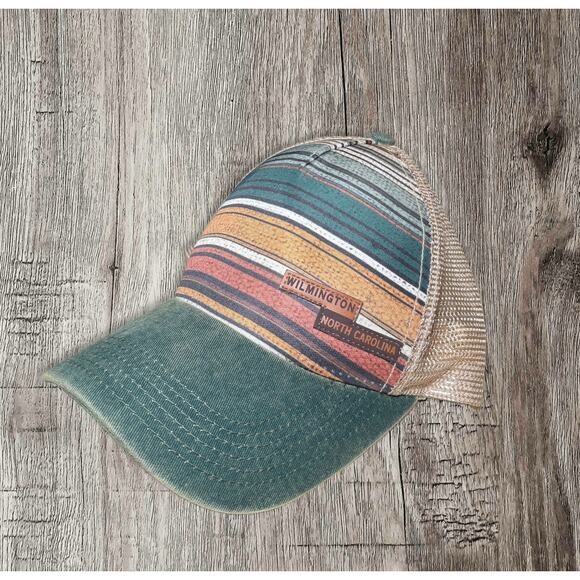 Wilmington NC striped SnapBack hat - Picture 1 of 3